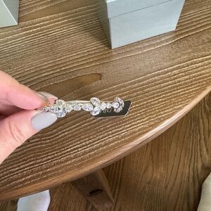 Nadri Elegant Silver Crystal Bracelet